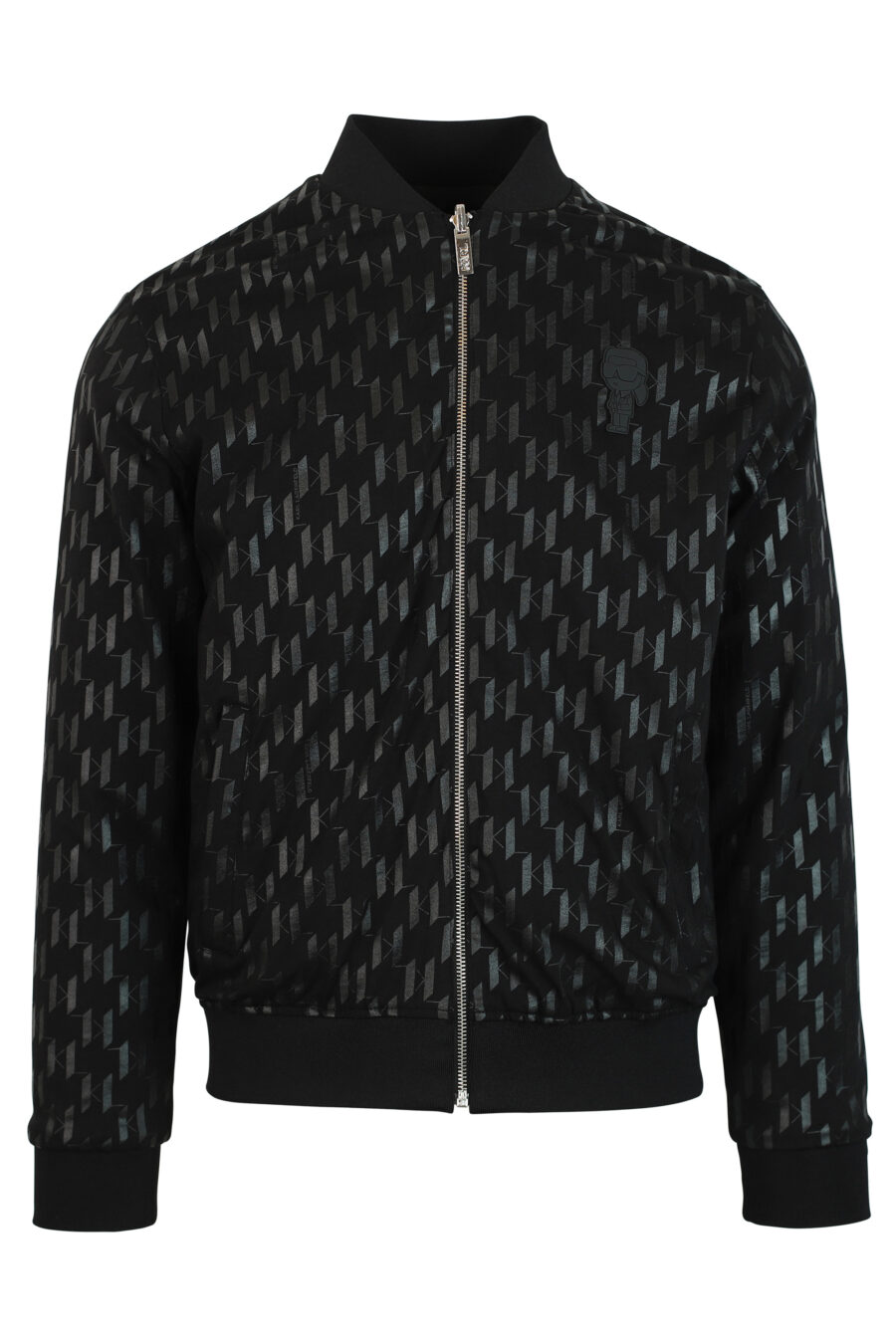 Black reversible bomber jacket with sleeve pocket - 4062226199117 4