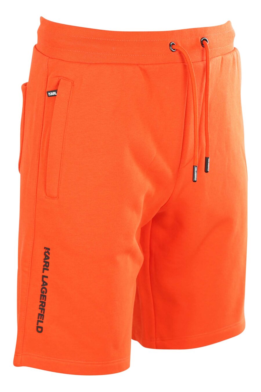 Pantalón de chándal corto naranja con logo de goma - 4062226266710 2
