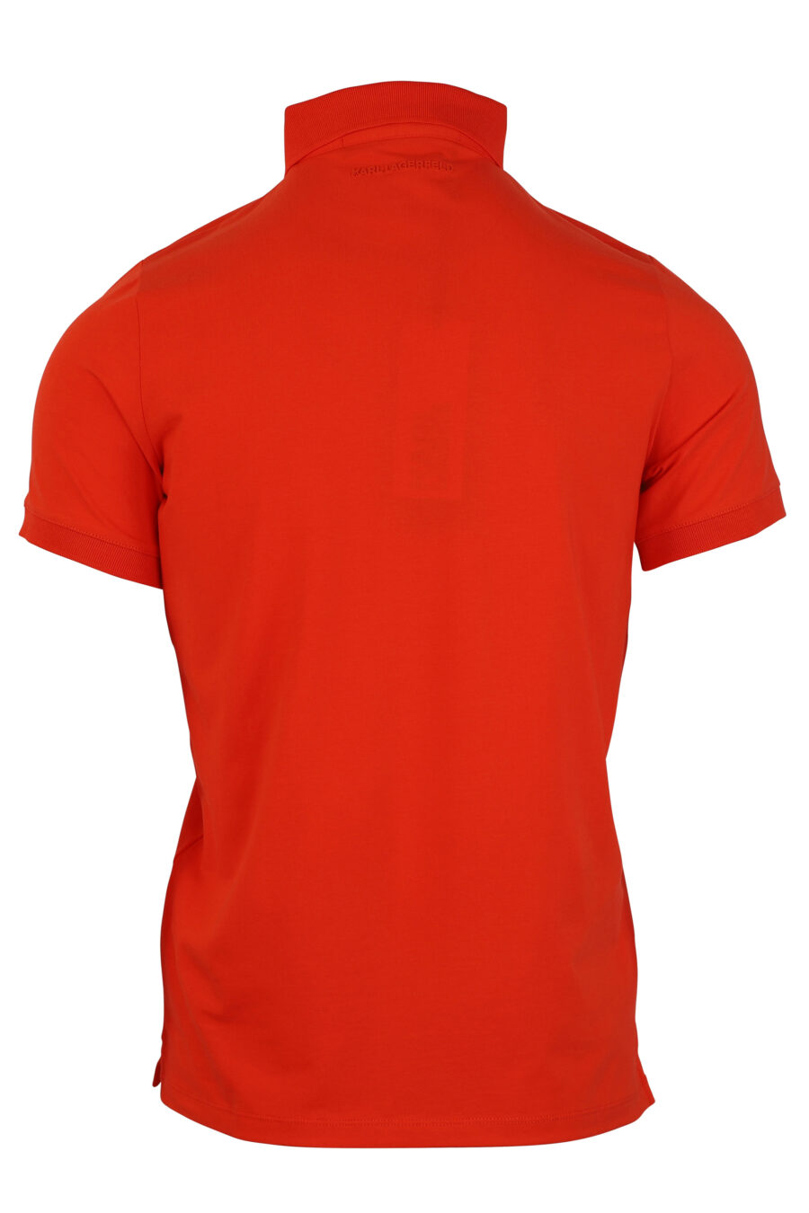 Pólo laranja avermelhado com mini-logotipo em borracha - 4062226275101 2