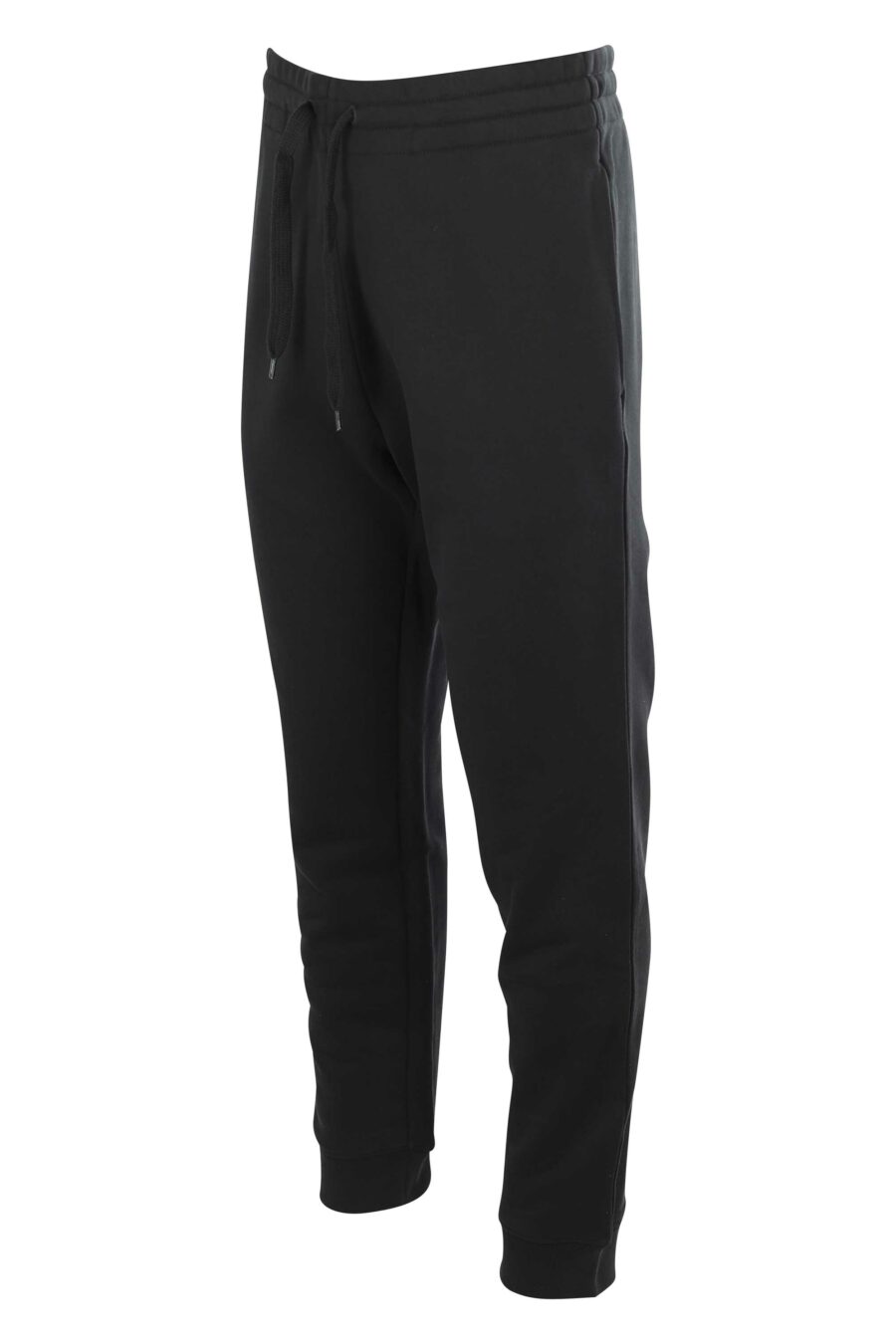 Moschino - Pantalón de chándal negro con logo en bolsillo - BLS