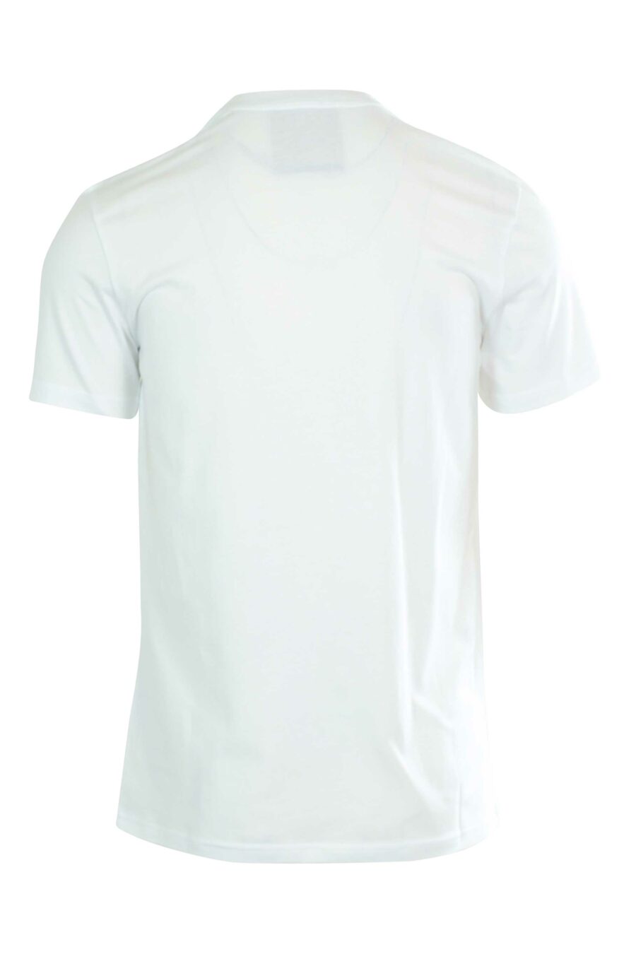 Camiseta blanca con maxilogo doble pregunta negro - 667112832266 2