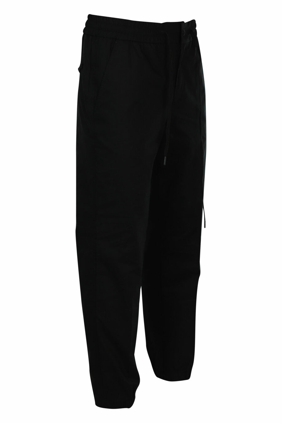Pantalón negro pesquero con logo - 8052019219876 2