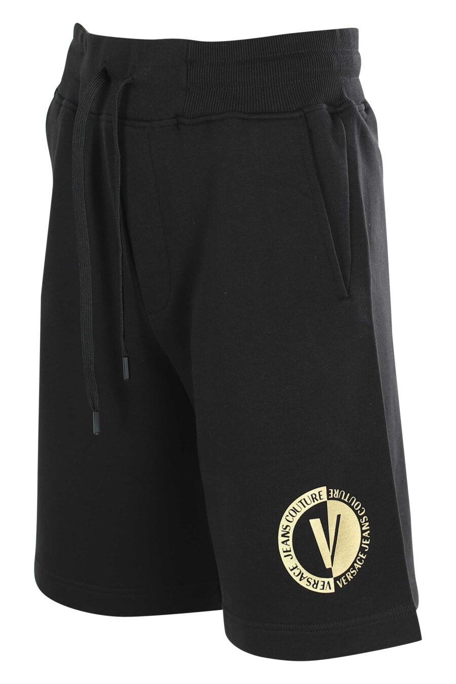 Jogginghose schwarz mit rundem Mini-Logo - 8052019230420 2