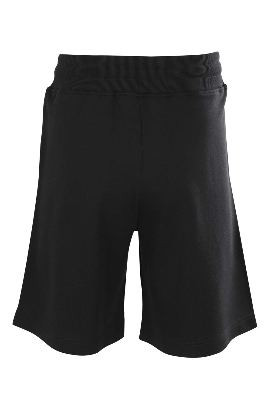 Pantalón de chándal corto negro con minilogo redondo - 8052019230420 3