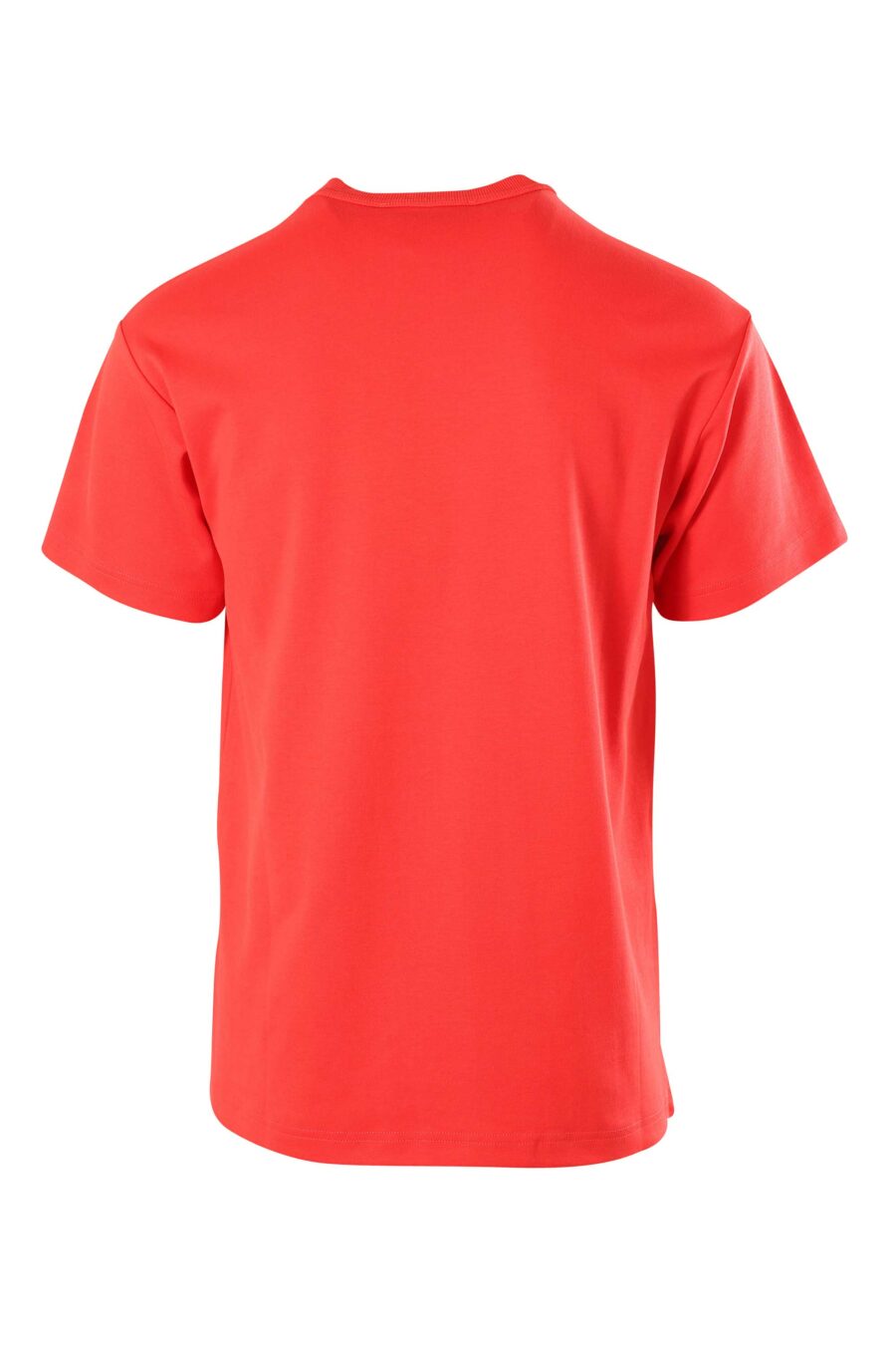 Red T-shirt with double interlaced logo - 8052019234886 2