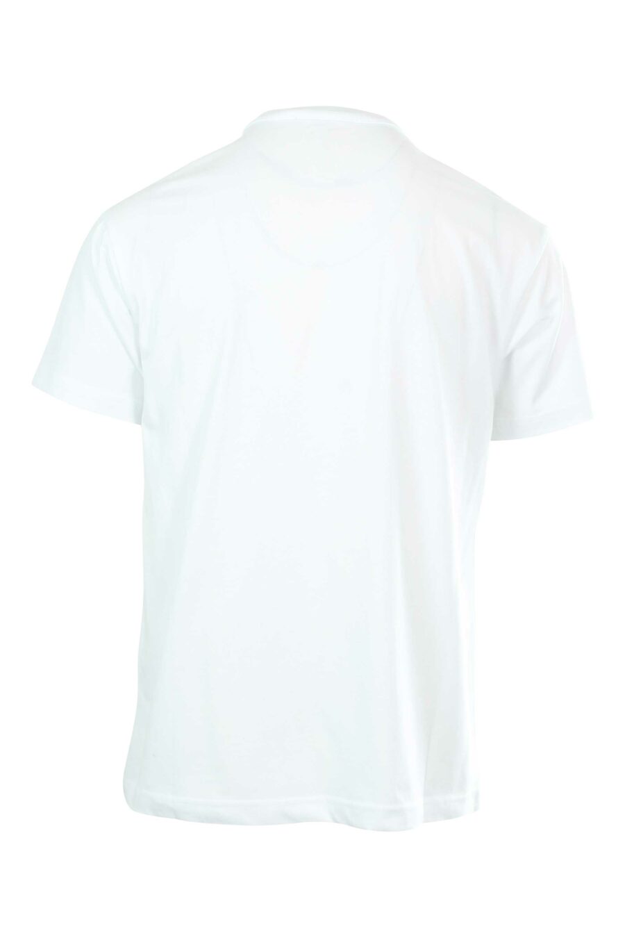 White T-shirt with contrasting maxilogue - 8052019235371 2