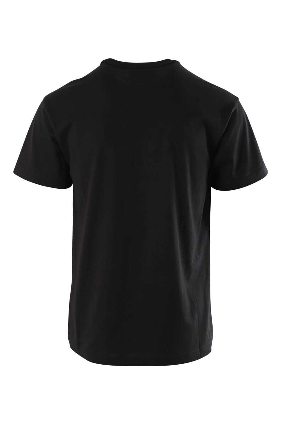 Schwarzes T-Shirt mit kontrastierendem Maxilogo - 8052019235449 2