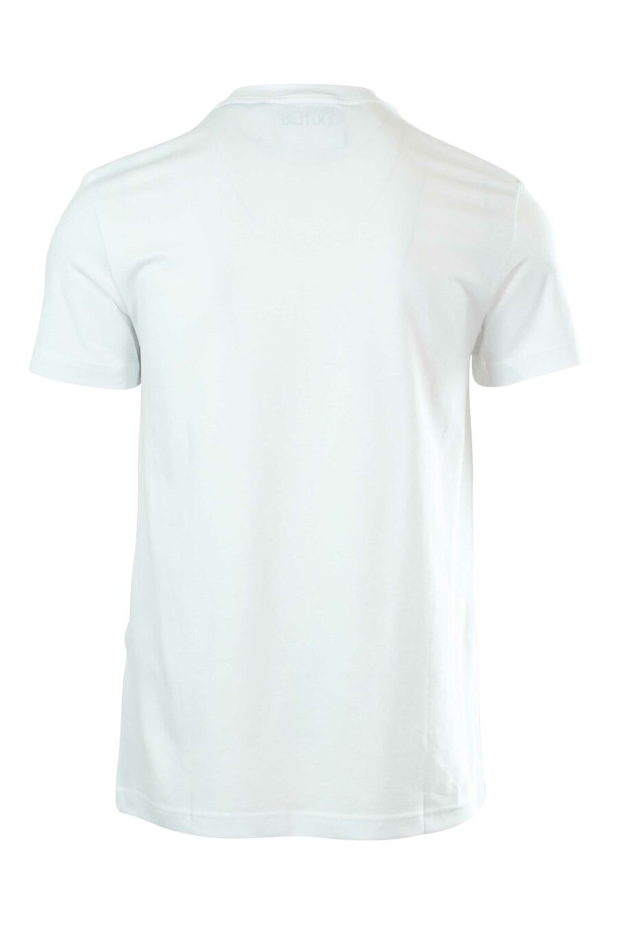 Camiseta blanca con logo en cuello - 8052019237092 2