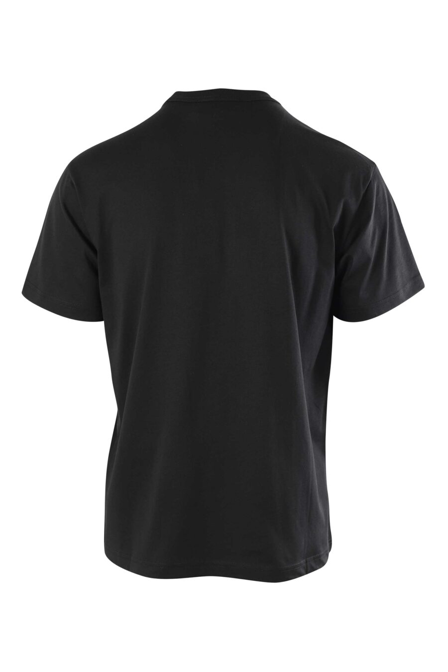 Black T-shirt with centred maxilogo - 8052019318753 2