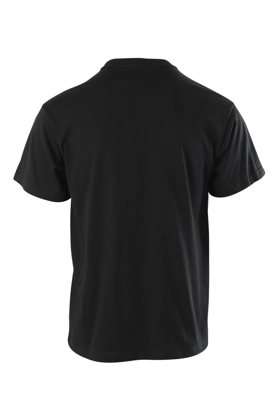 T-shirt cinzenta com maxilogo às riscas barrocas - 8052019323467 2