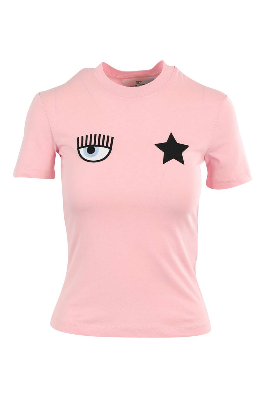 Rosa T-Shirt mit Auge und Stern - 8052672416841