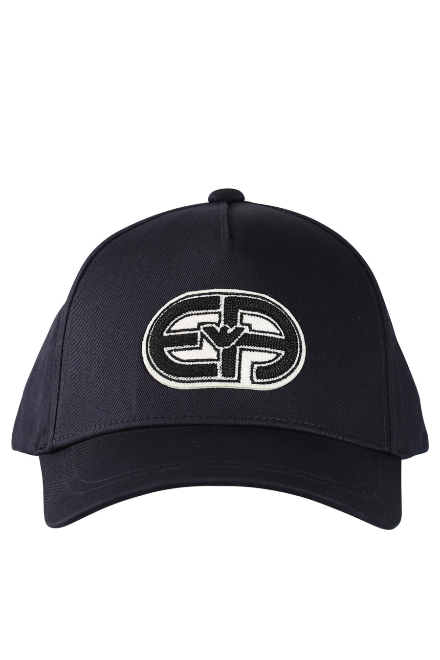 Blaue Mütze mit rundem Logo und Adler - 8053616827716