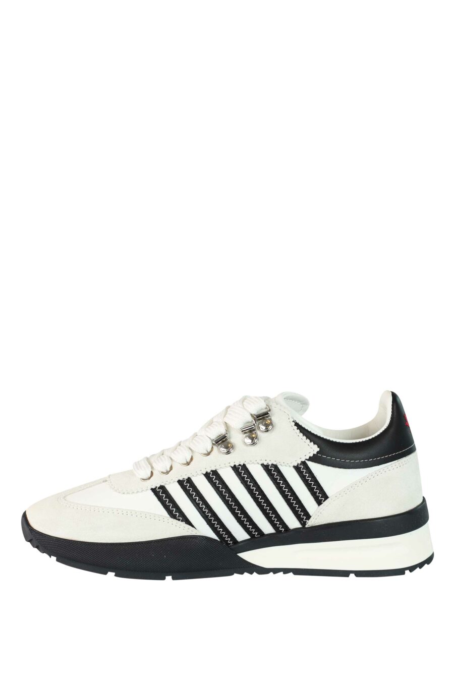 Trainers white mix "original legend" with two-tone sole and diagonal lines - 8055777186879 3