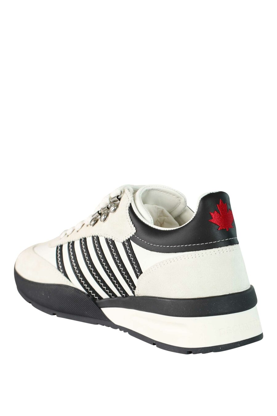 Trainers white mix "original legend" with two-tone sole and diagonal lines - 8055777186879 4