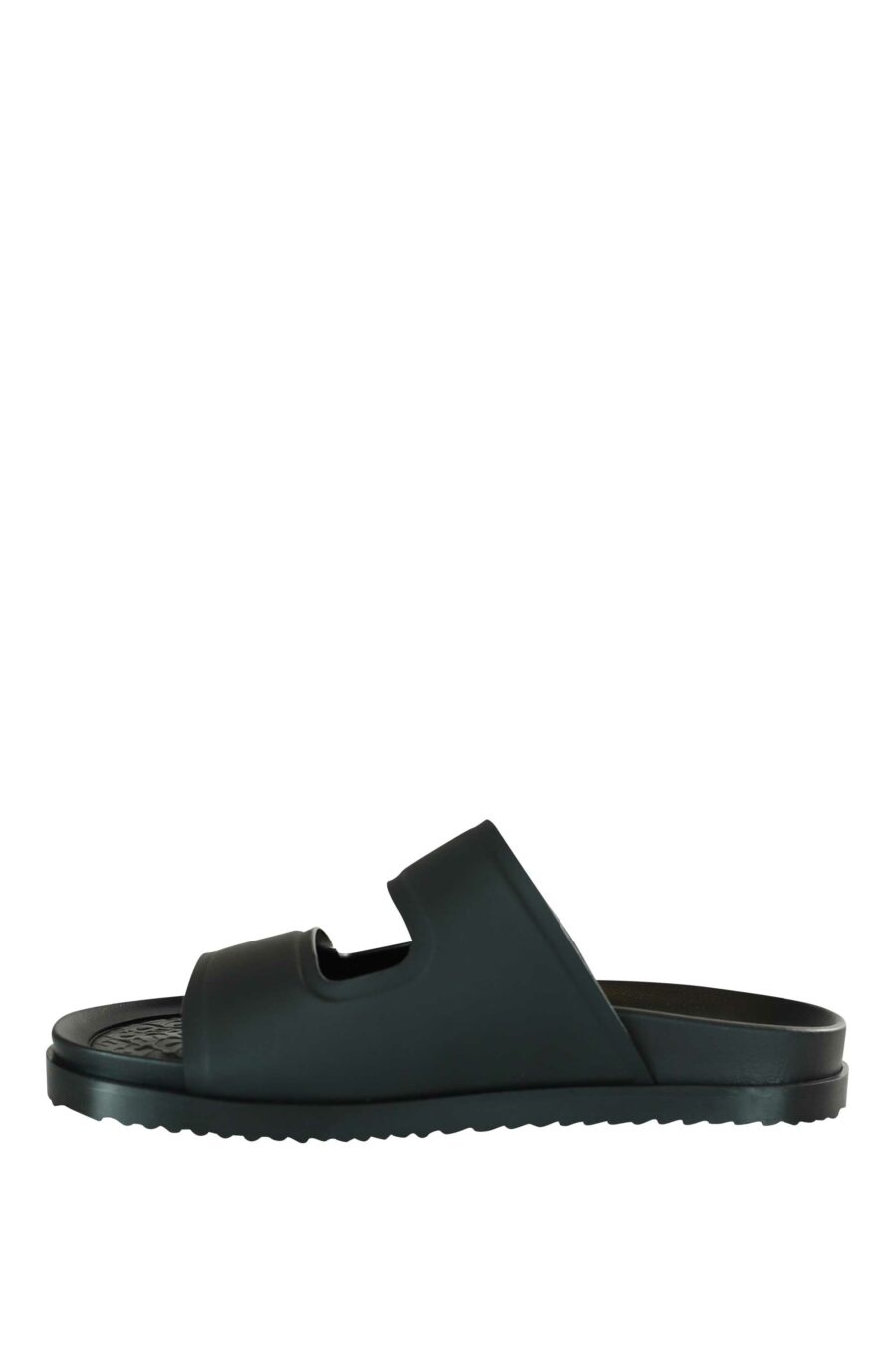 Black sandals with white "dsq2" logo and velcro - 8055777203200 3