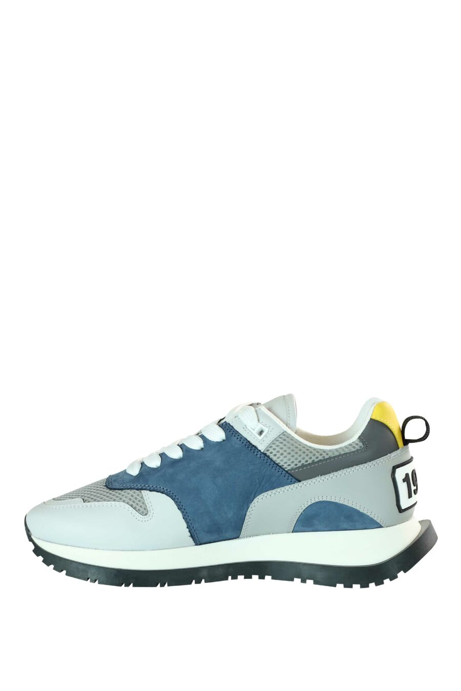 Zapatillas azules multicolor "running" con logo en suela - 8055777205549 3