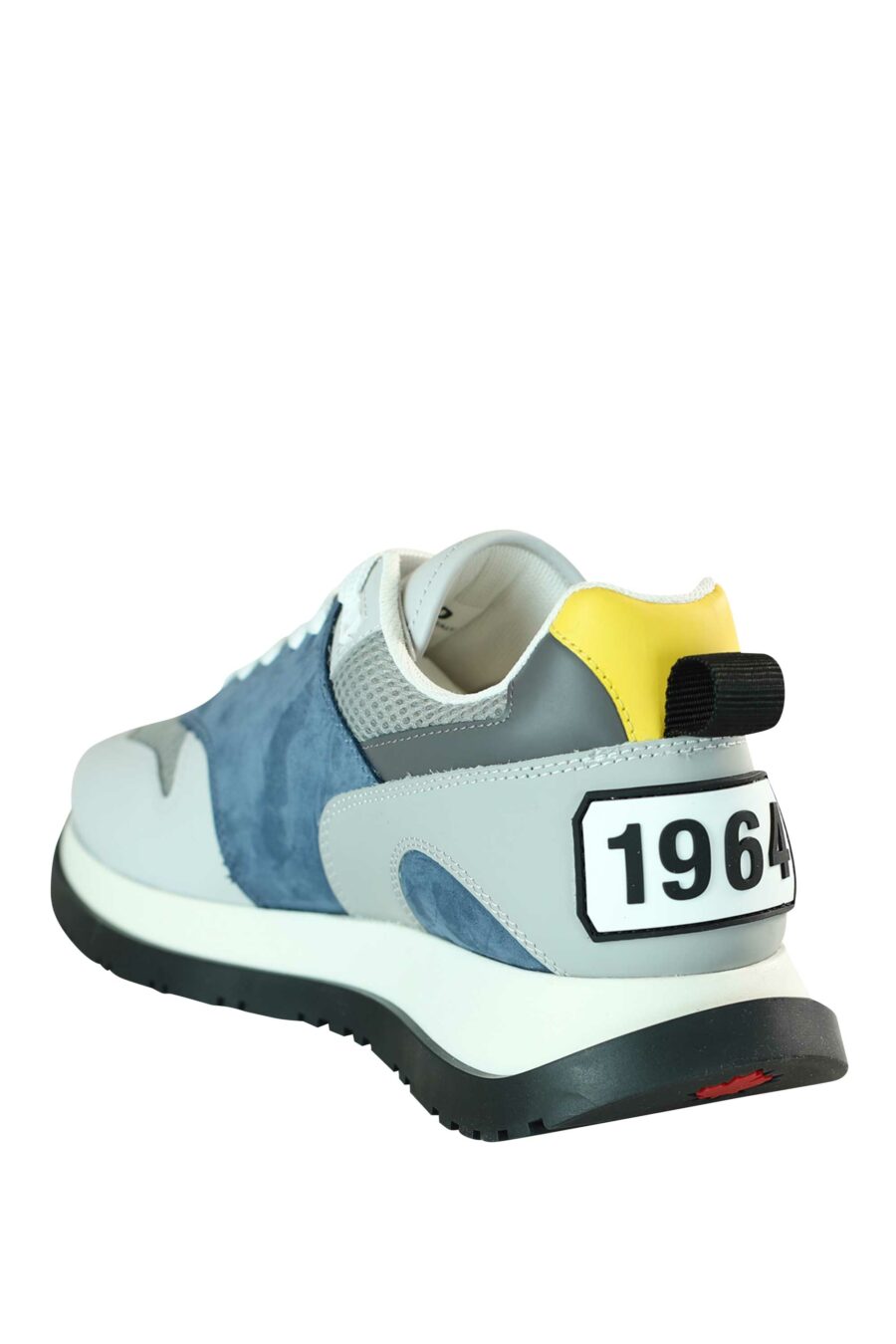 Chaussures de course multicolores bleues avec logo sur la semelle - 8055777205549 4