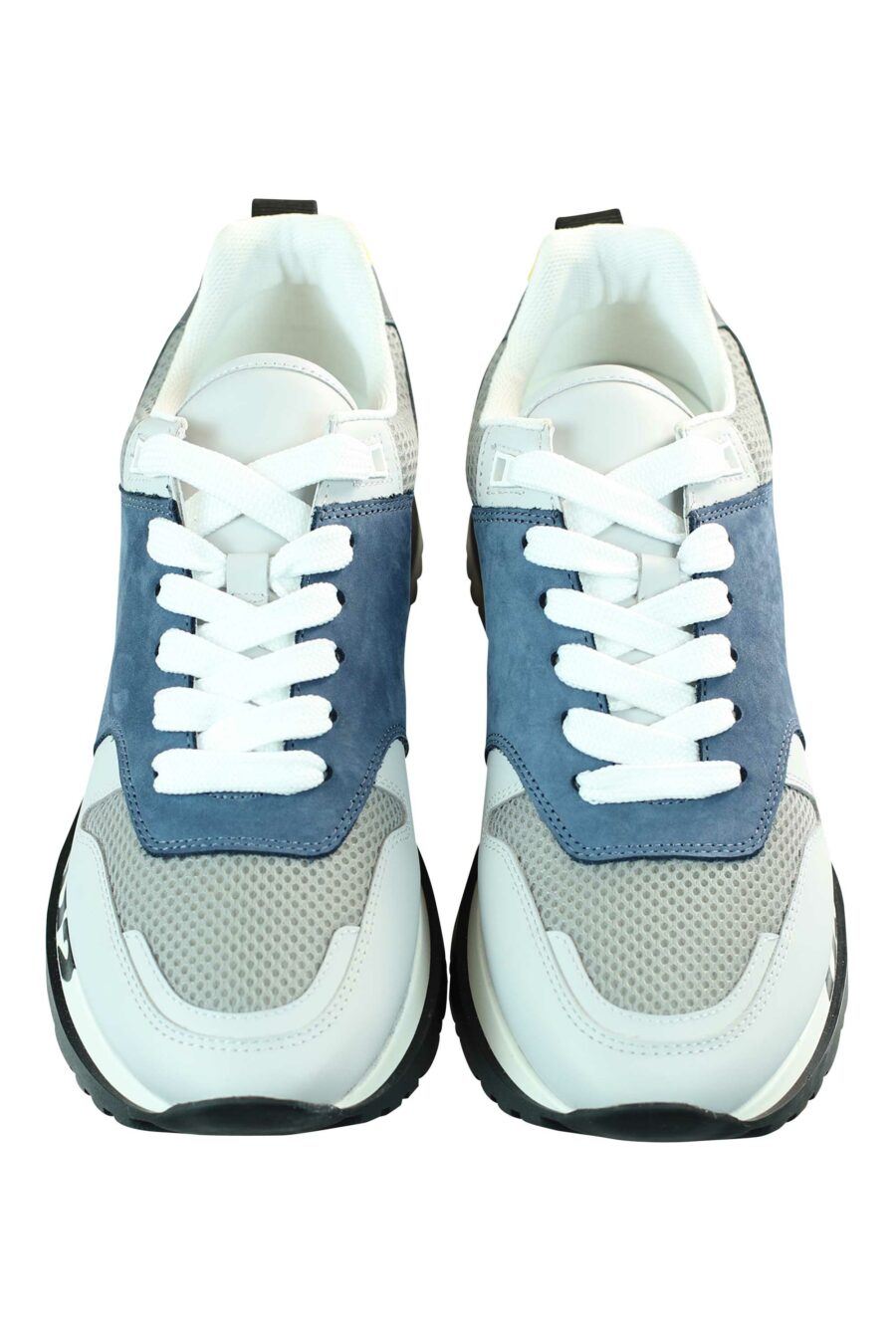 Chaussures de course multicolores bleues avec logo sur la semelle - 8055777205549 5
