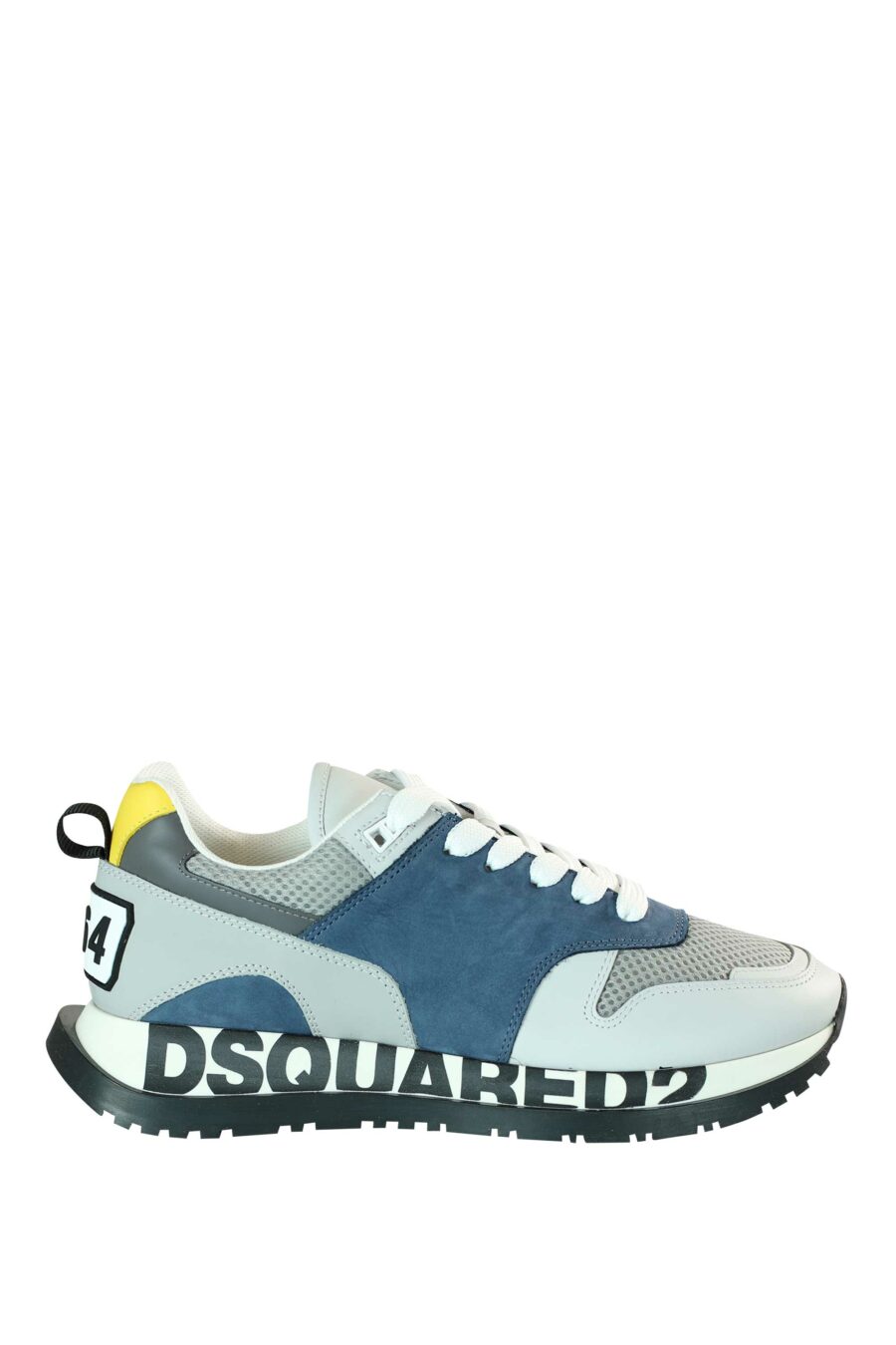 Zapatillas azules multicolor "running" con logo en suela - 8055777205549
