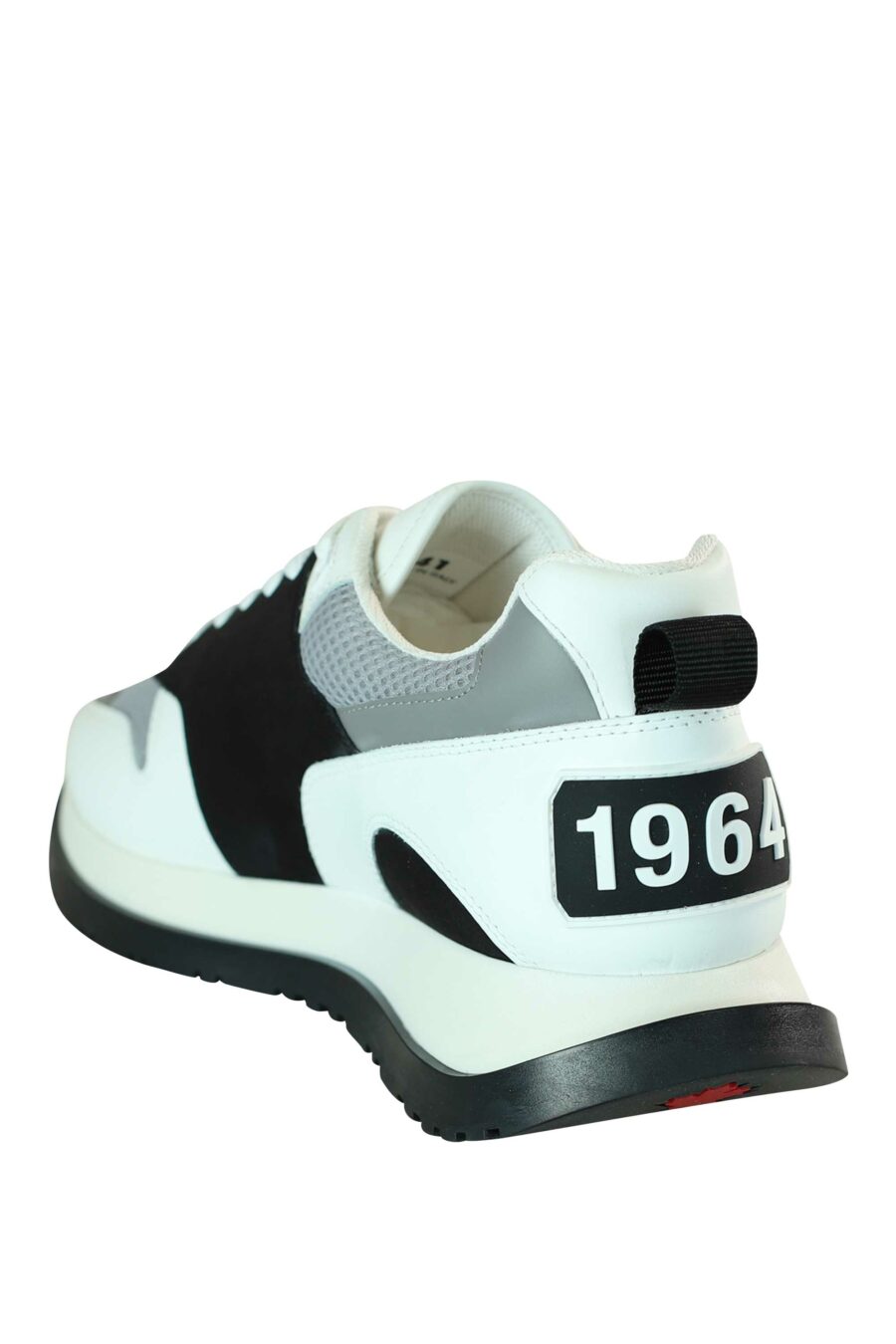 Black mix running shoes with logo on sole - 8055777205655 4
