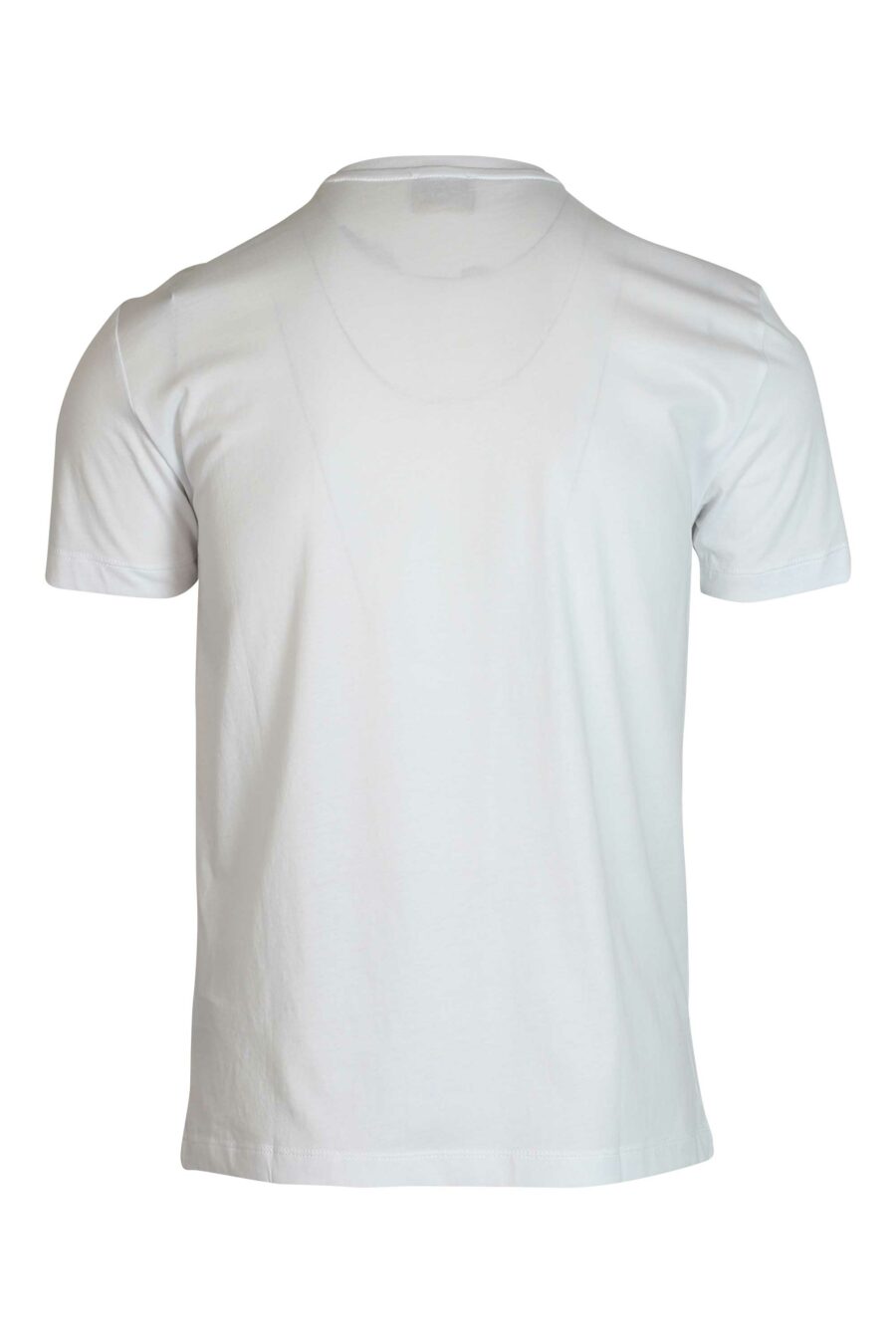 Weißes T-Shirt mit vergoldetem Minilogo - 8056787132948 2