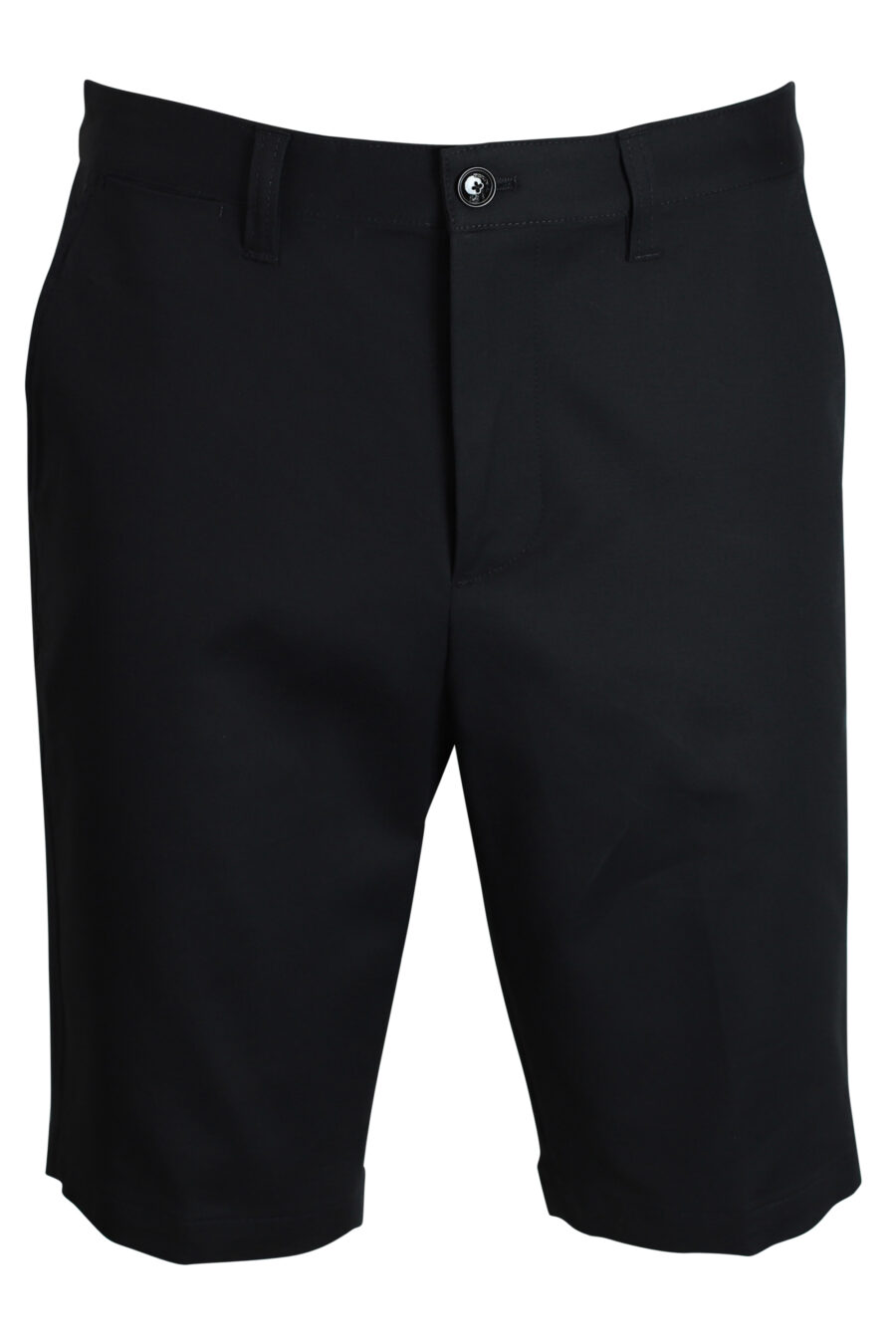 Dunkelblaue Shorts mit Mini-Logo - 8057163302535