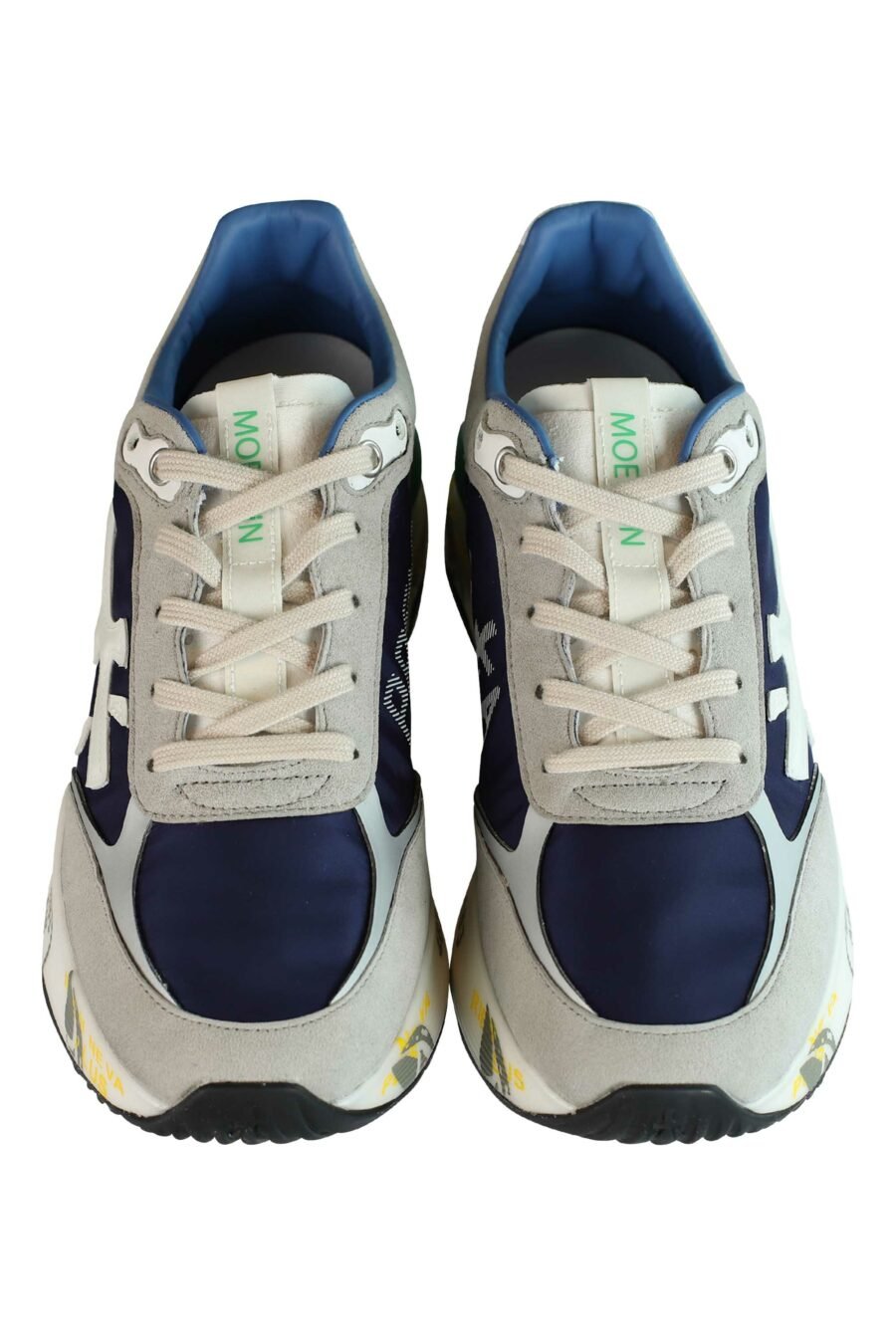Grey trainers with dark blue "moe run 6334" - 8058326252957 5