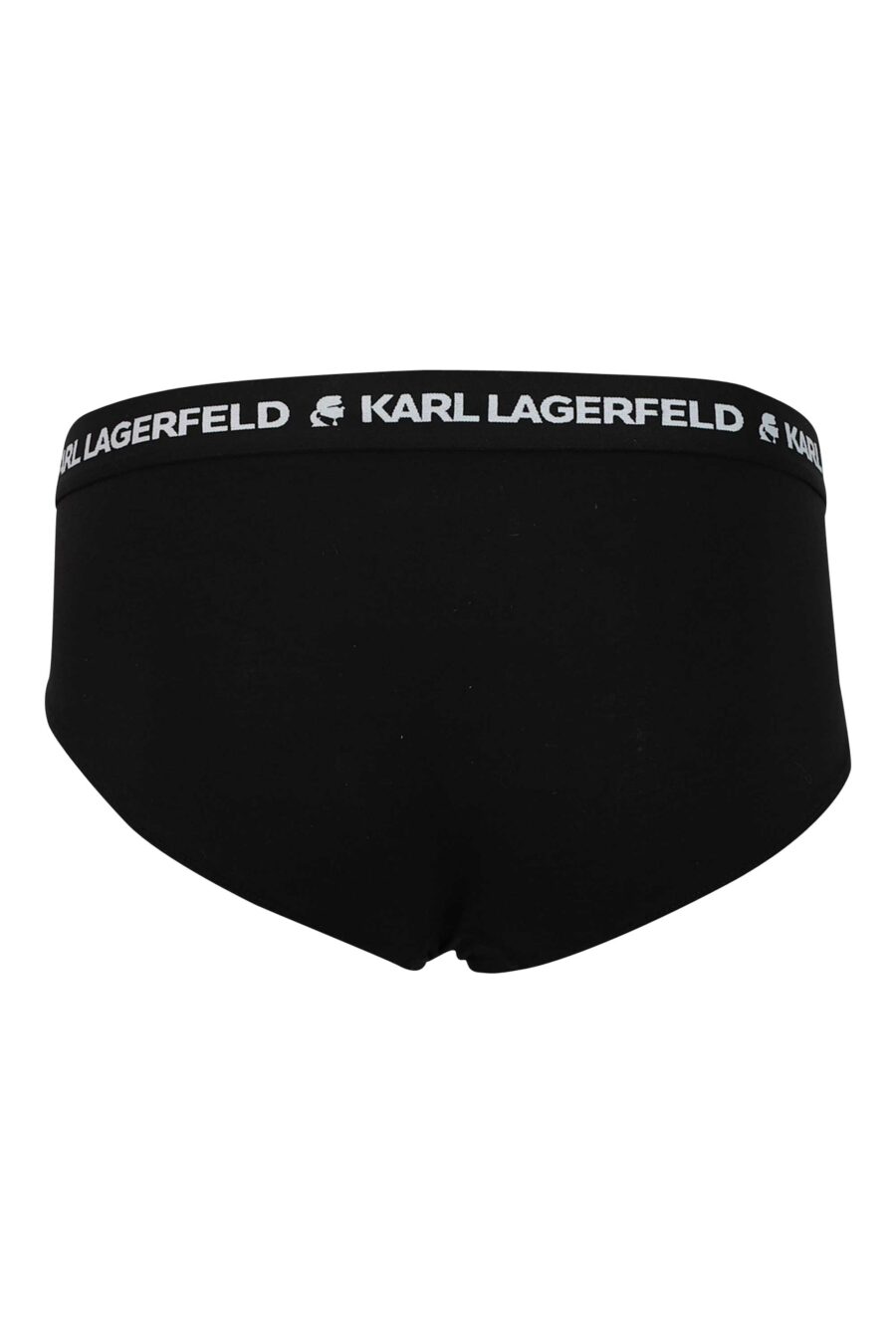 Pack of three grey monochrome briefs with logo on waistband - 8720092348386 6