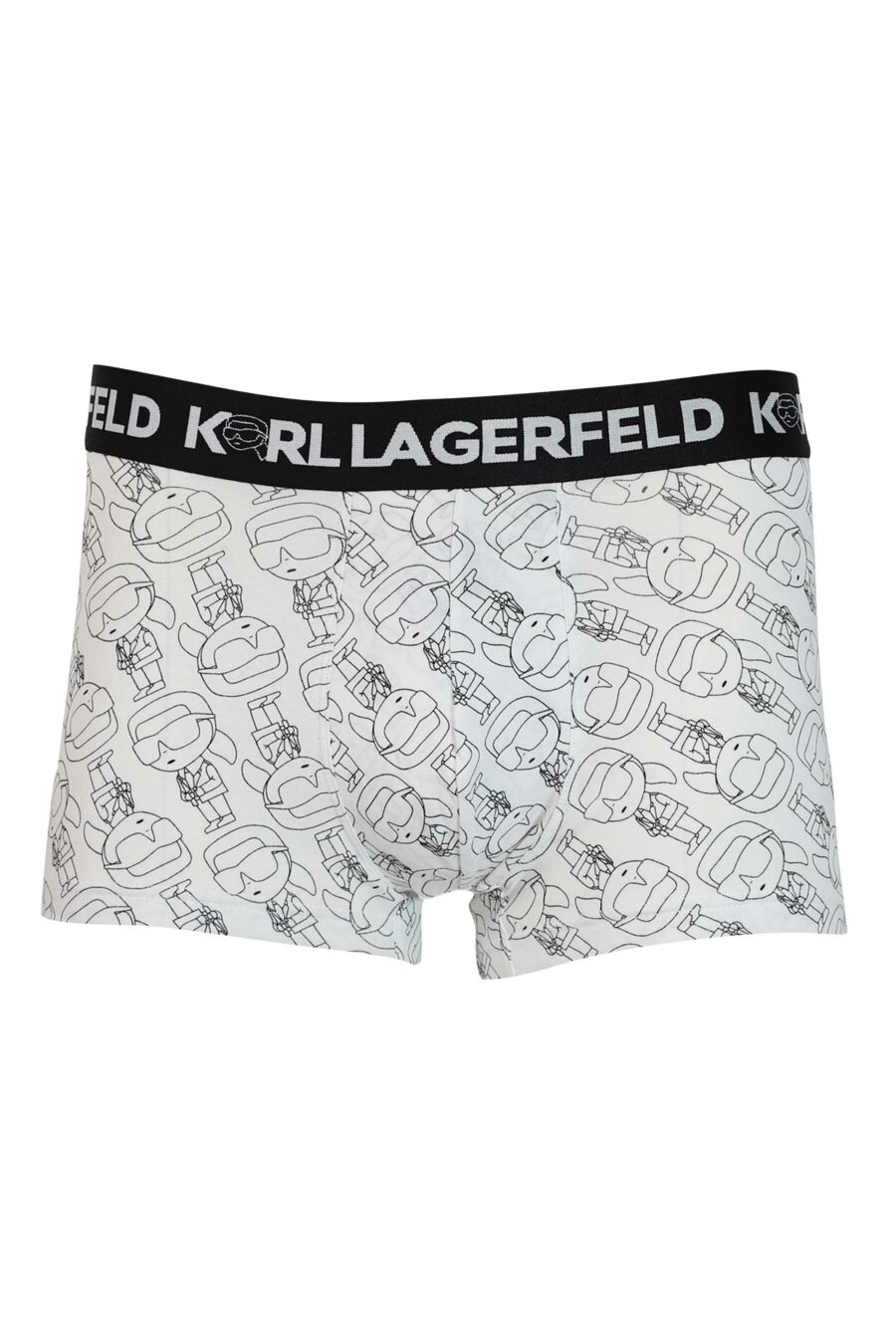 Pack of three black boxers with different "karl" prints - 8720744054580 3