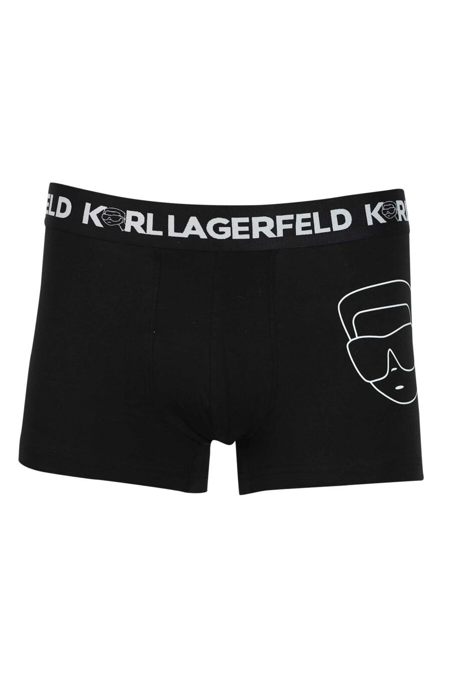 Pack of three black boxers with different "karl" prints - 8720744054580 5