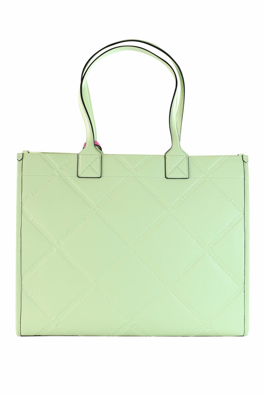 Tote bag verde "k/skuare" con logo en relieve - 8720744102502 3