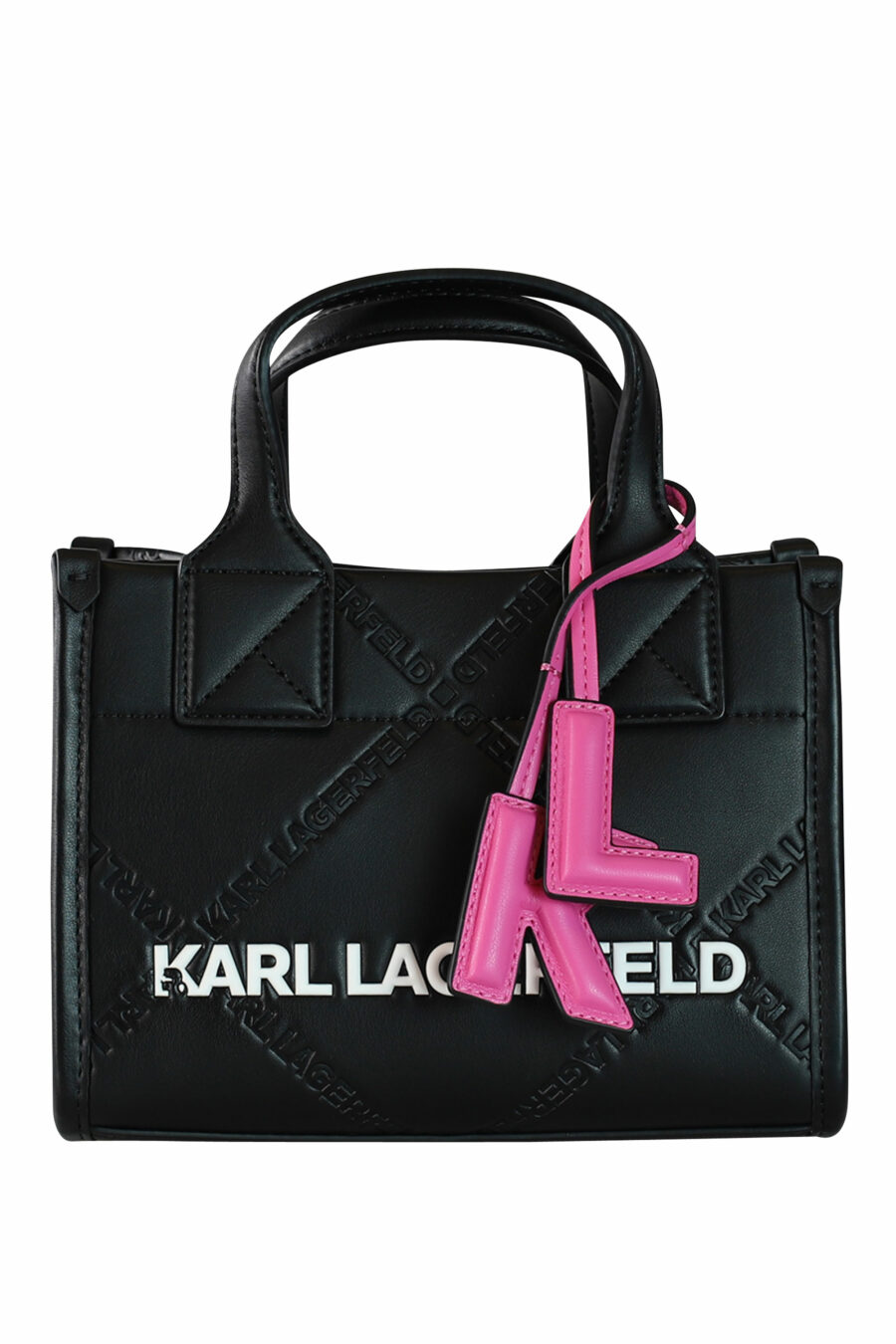 Tote bag mini black /k/skuare/ with embossed logo - 8720744102557