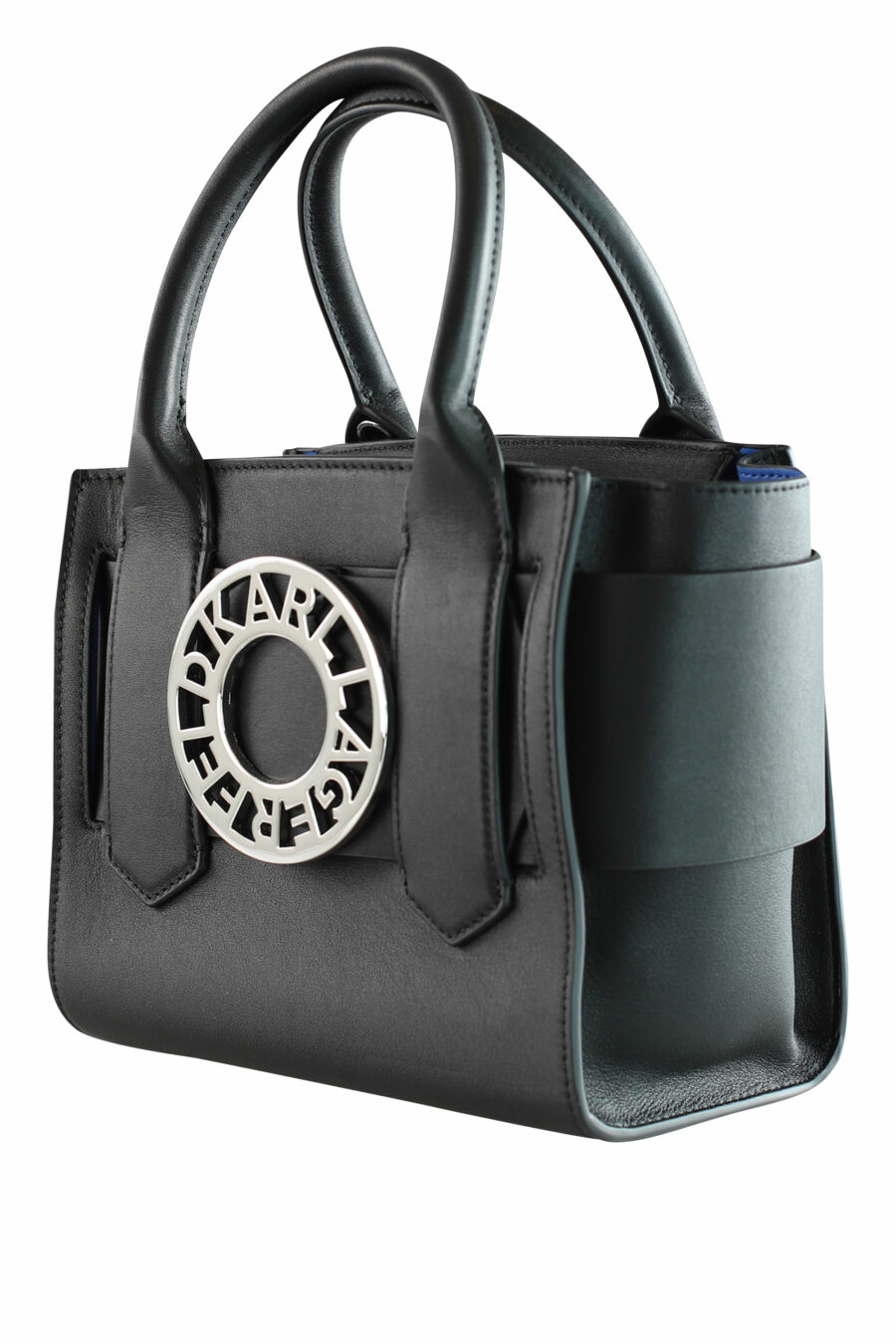Tote bag mini negro con logo "k/disk" - 8720744103363 2
