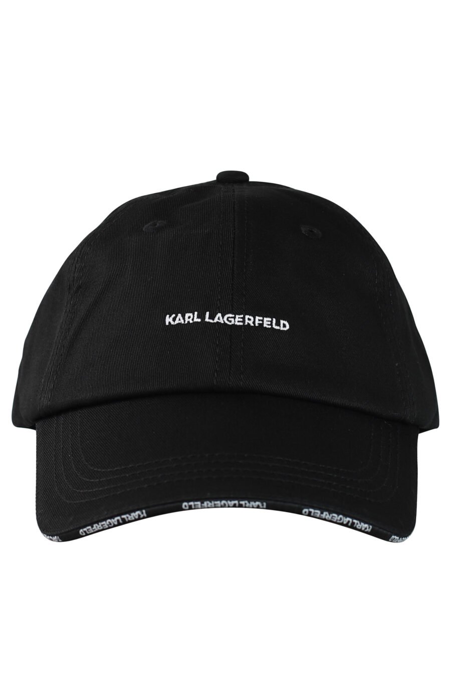Schwarze Kappe mit Logo auf dem Schirm "essential" - 8720744104872