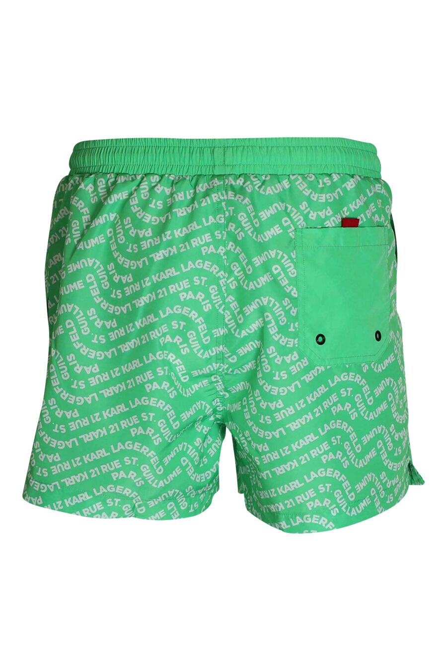 Green swimming costume "all over logo" wavy - 8720744217718 3