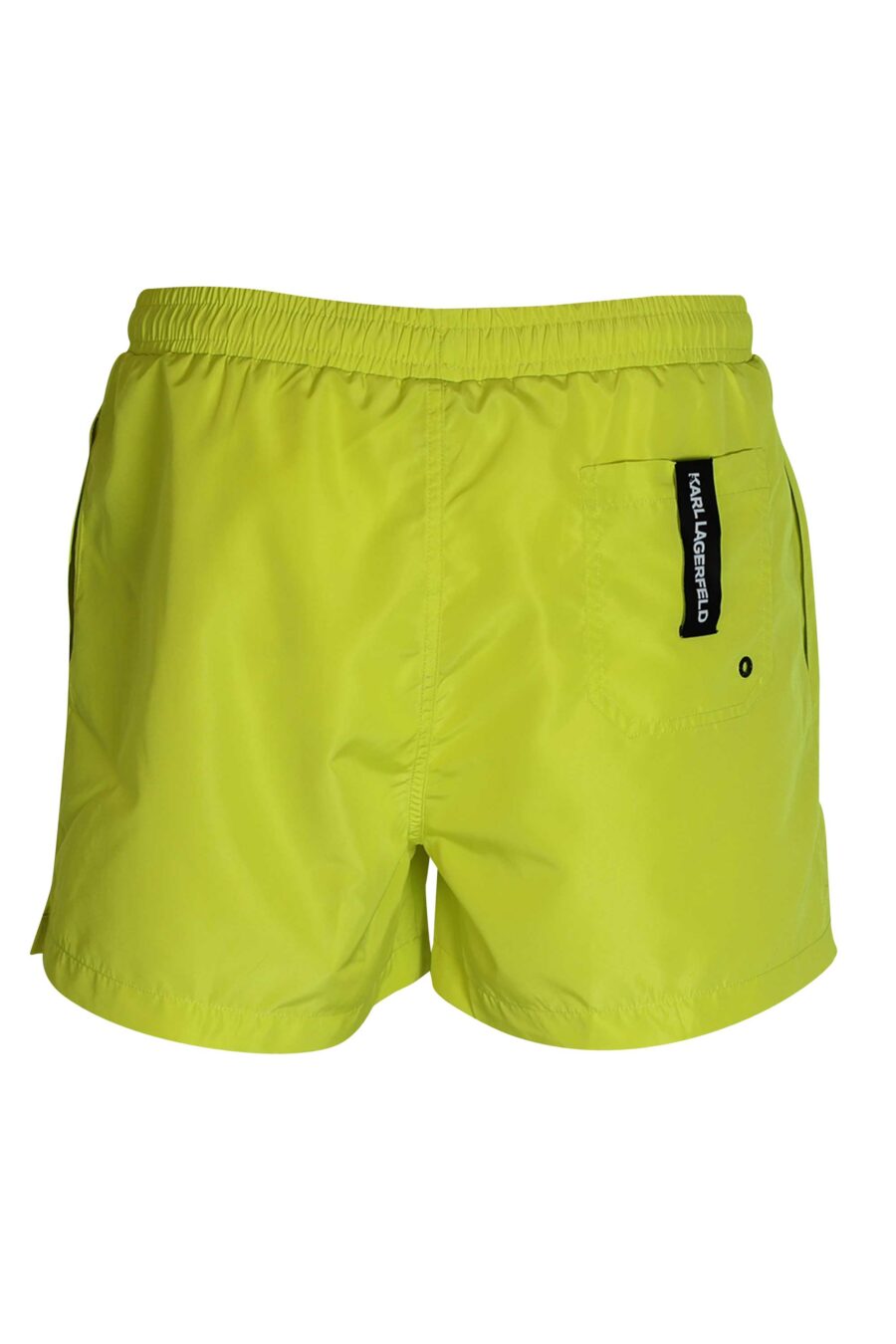 Lime green swimming costume with green side logo - 8720744217916 3