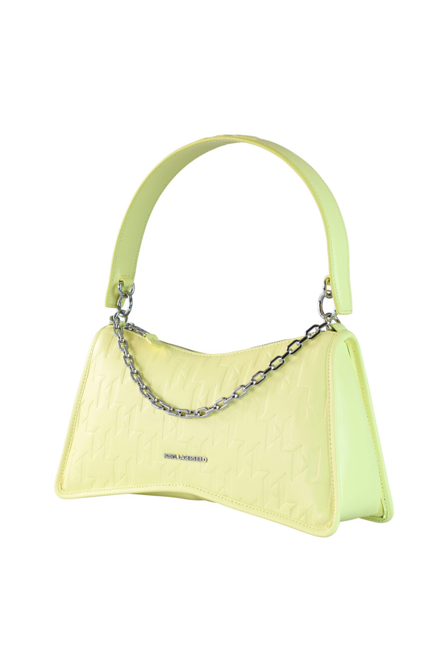 Yellow shoulder bag with mini-logo "lettering" - 8720744234111 2
