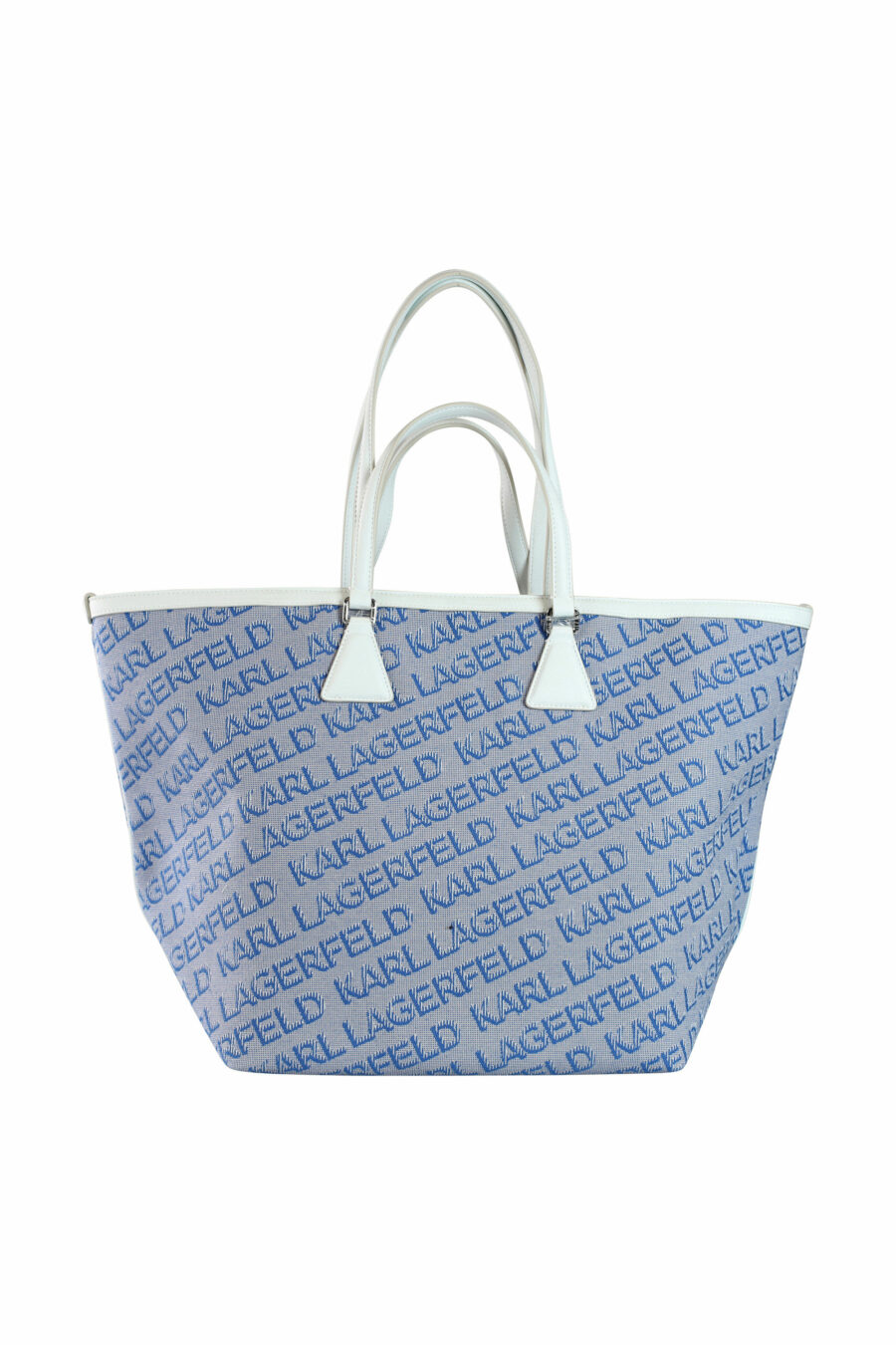 Tote bag blue "all over logo" - 8720744234203