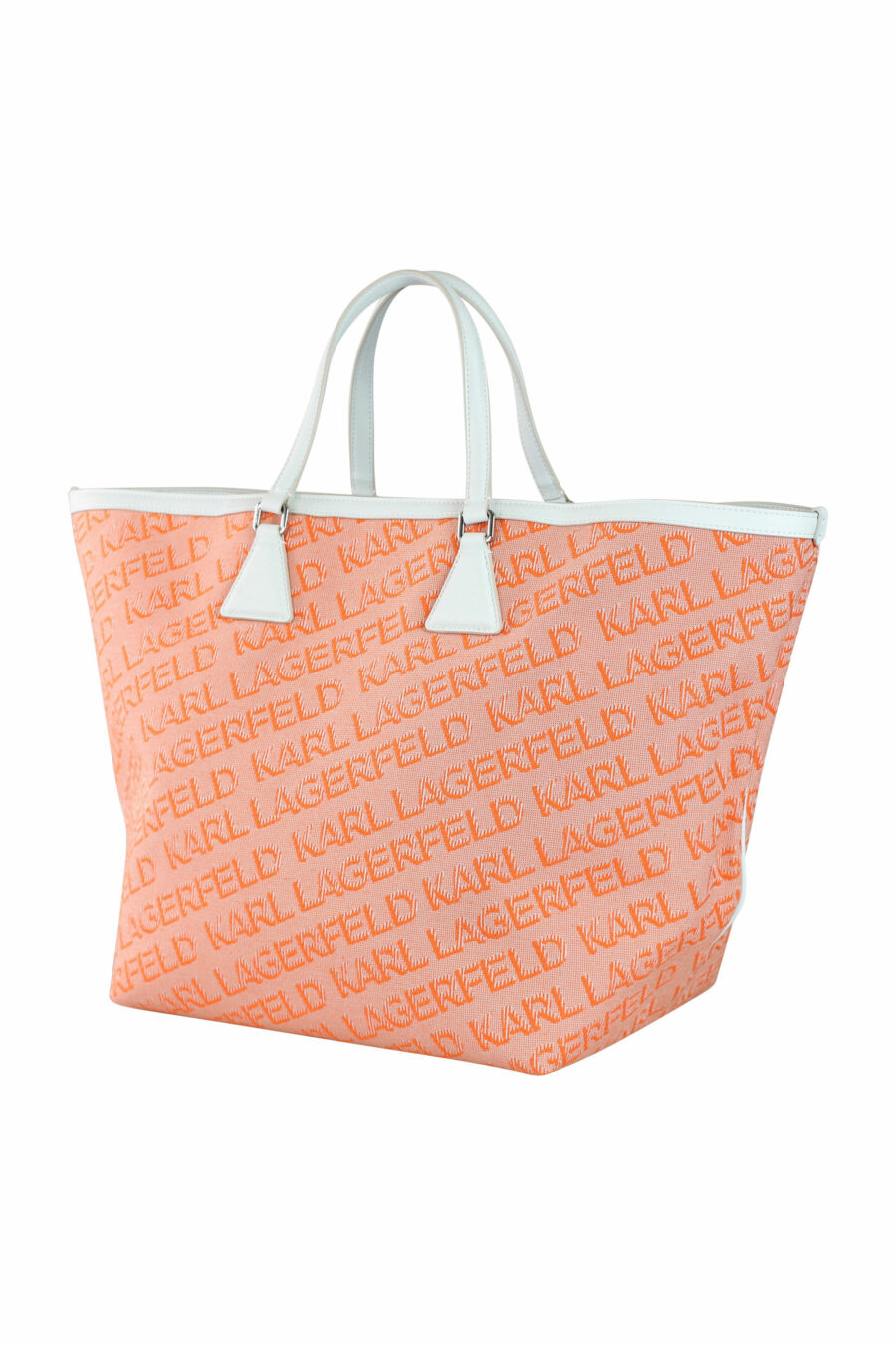 Tote bag naranja "all over logo" - 8720744234210 2