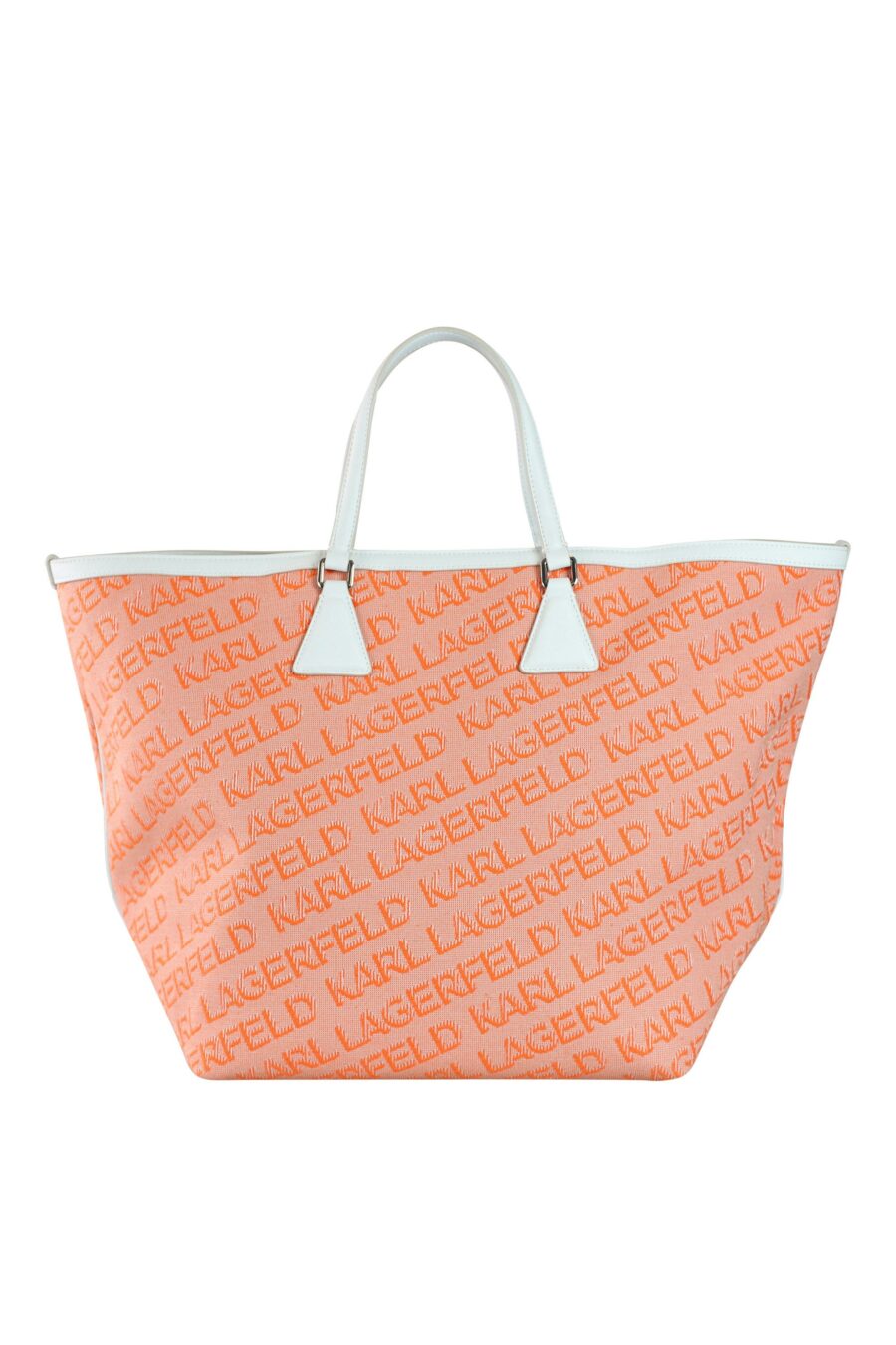 Tote bag naranja "all over logo" - 8720744234210