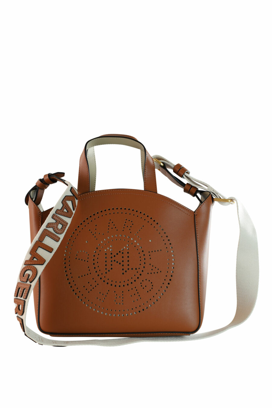 Tote bag marrón con logo "k/circle" monocromático - 8720744234708 4