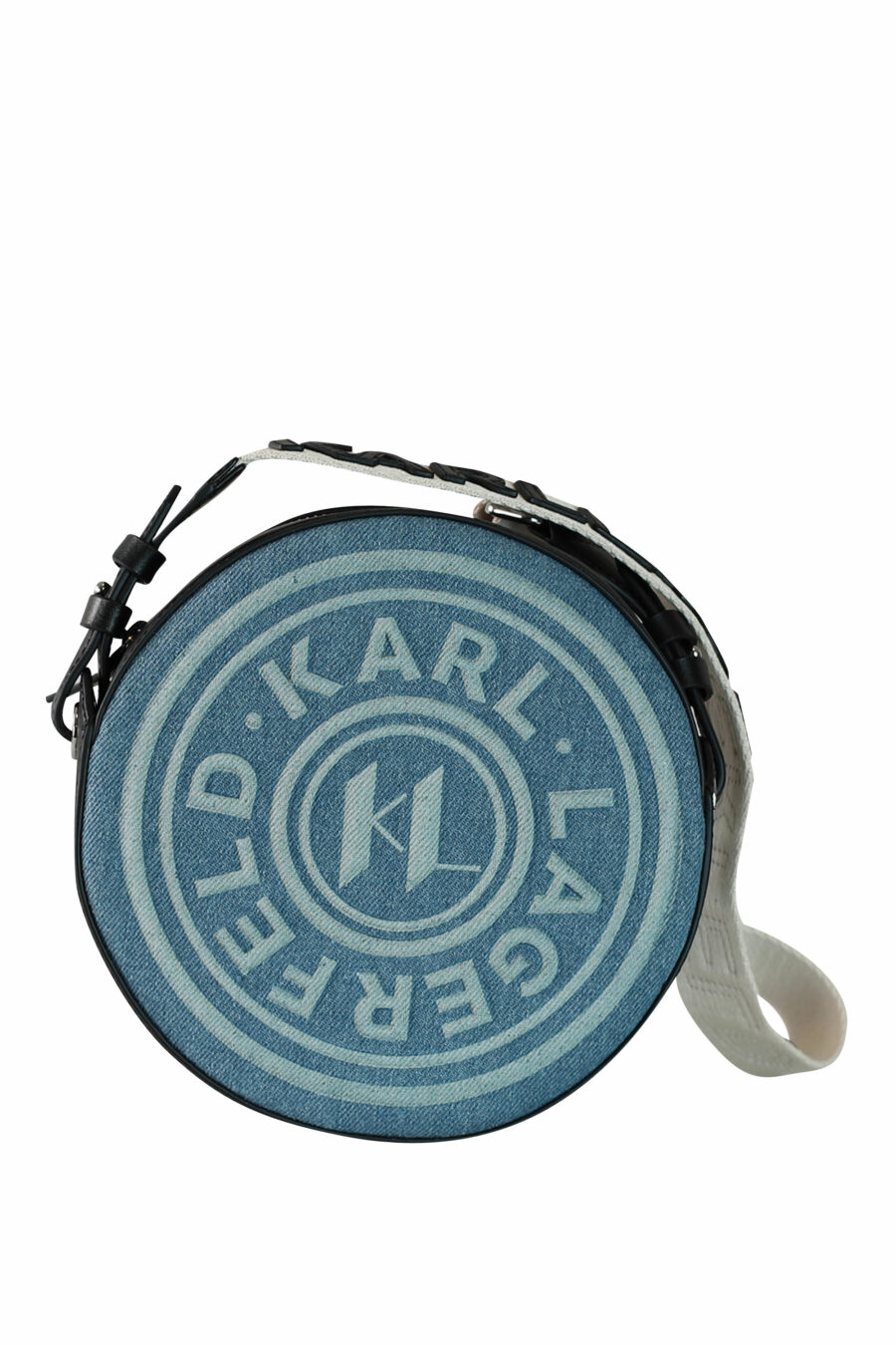 Bolso bandolera azul circular con logo monocromático - 8720744234760