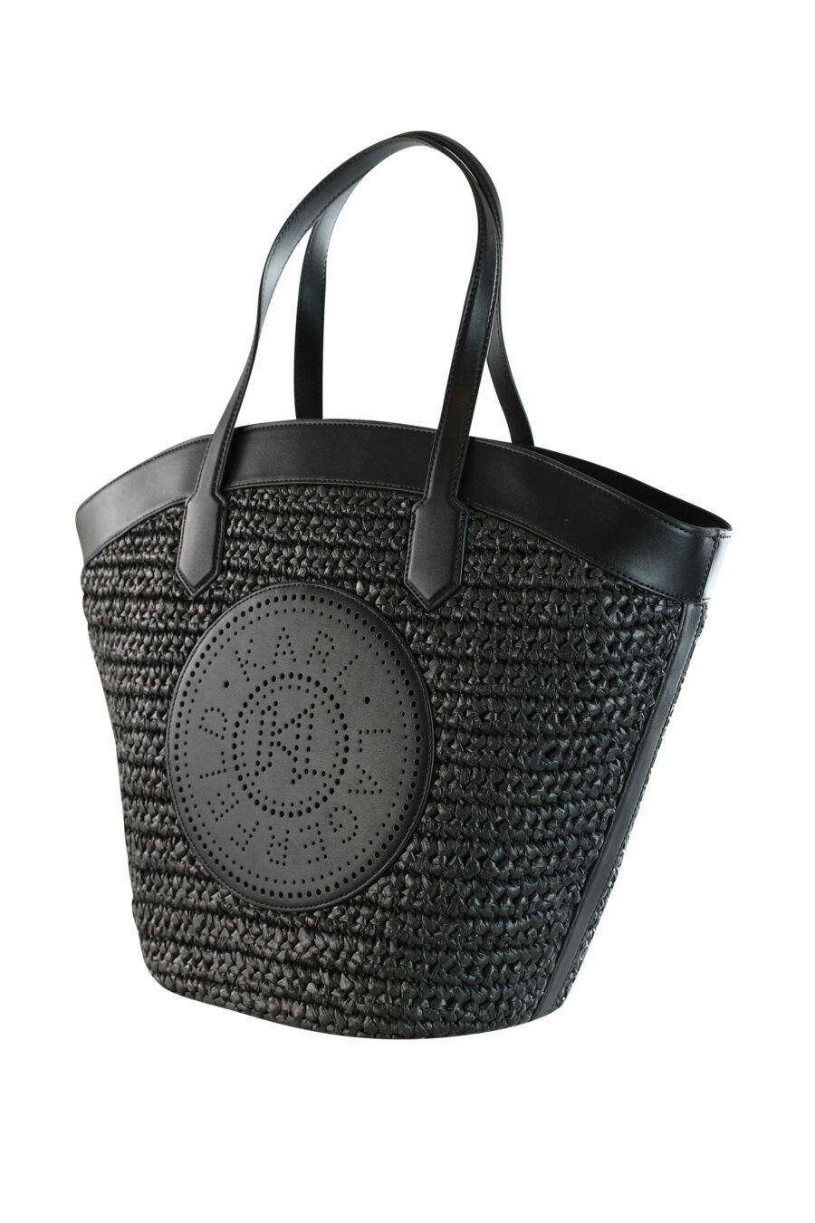 Tote bag negro con logo "k/tulip" - 8720744234791 2