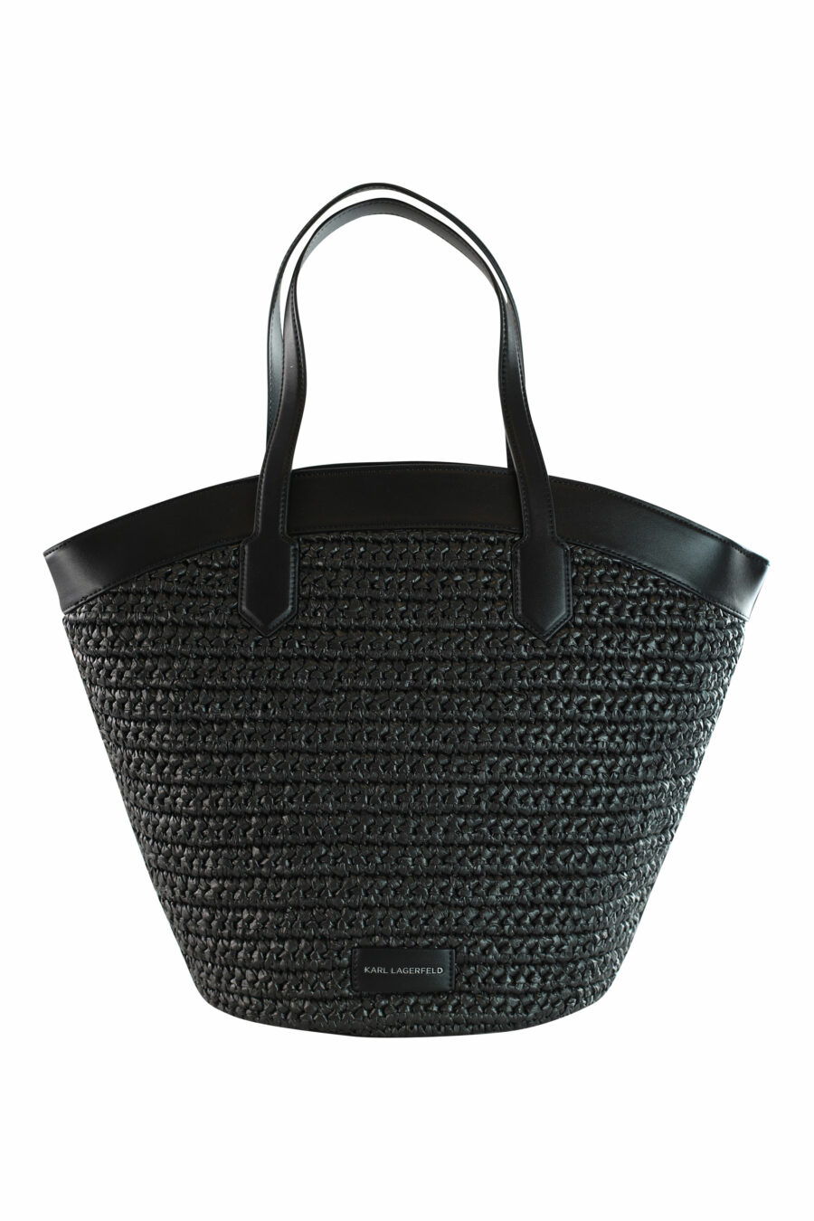 Tote bag negro con logo "k/tulip" - 8720744234791 3