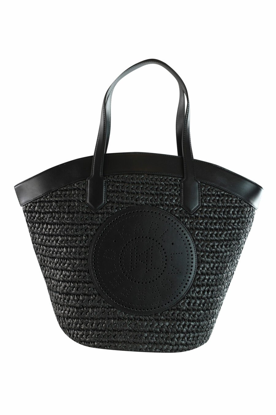 Tote bag negro con logo "k/tulip" - 8720744234791