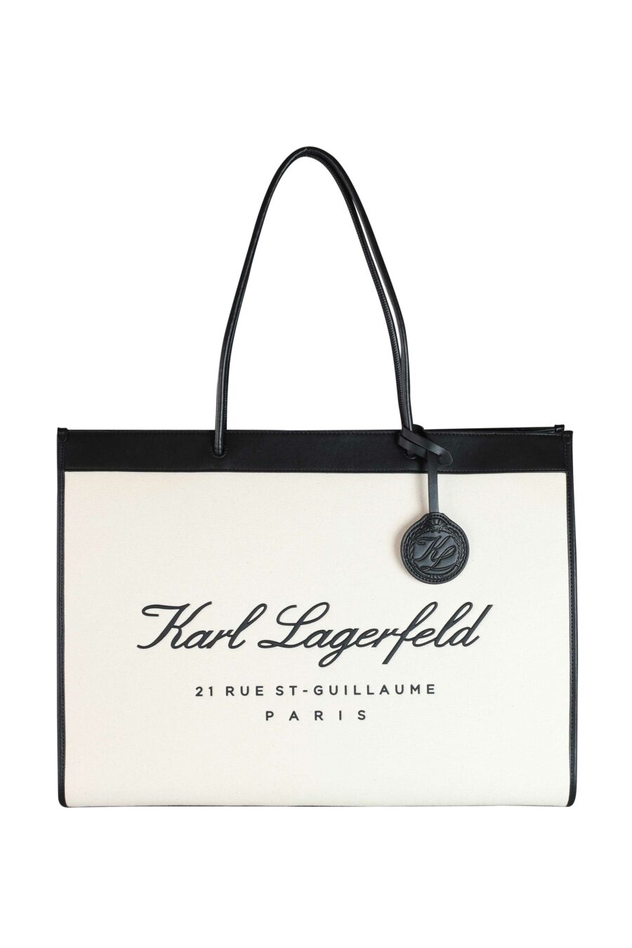 Buy Karl Lagerfeld Women White Punched Logo Large Tote Bag Online  782614   The Collective