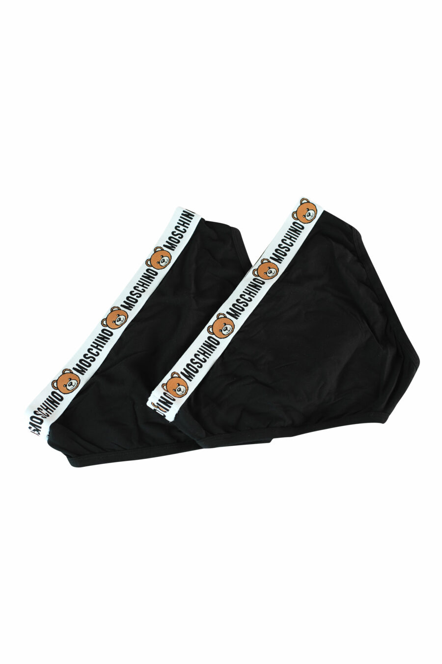 Pack de dos calzoncillos negros con logo oso en cinturilla - 889316228076 2