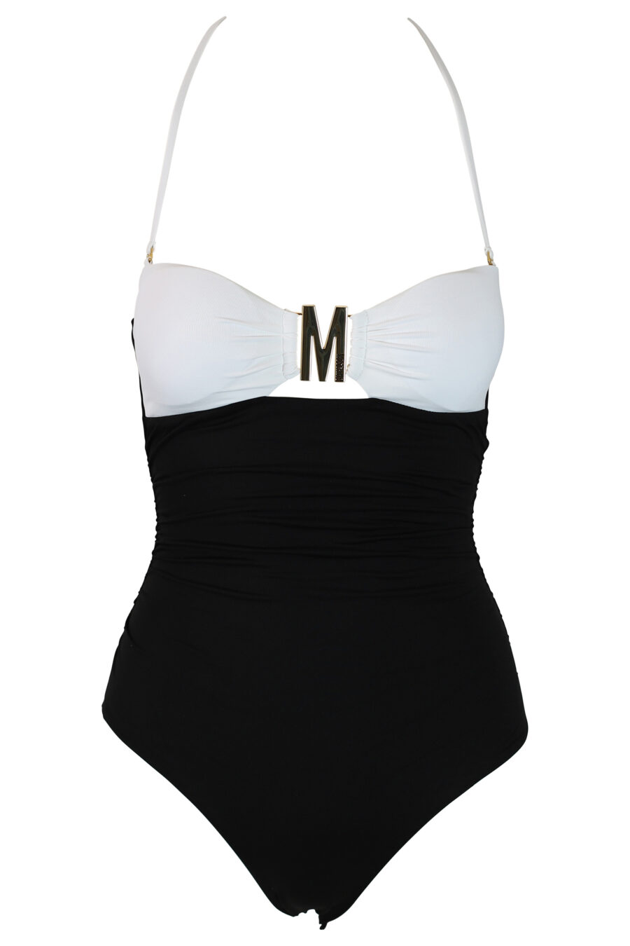 Bicolour swimming costume with gold lettering - 889316258318