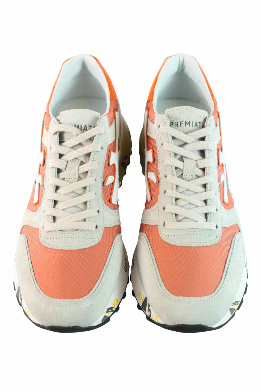 Zapatillas naranja con gris "mick 6170" - IMG 0857