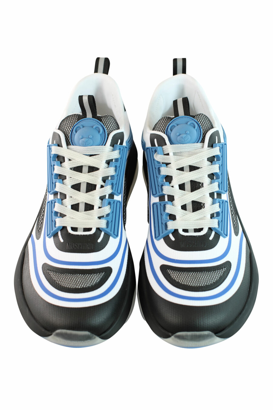 Zapatillas azules con blanco y negro "teddyrun 50" - IMG 0862